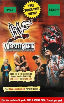 "WWF Wrestlemainia" Starter Deck Box
